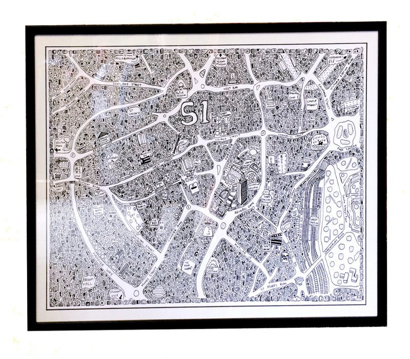 Picture framing examples from