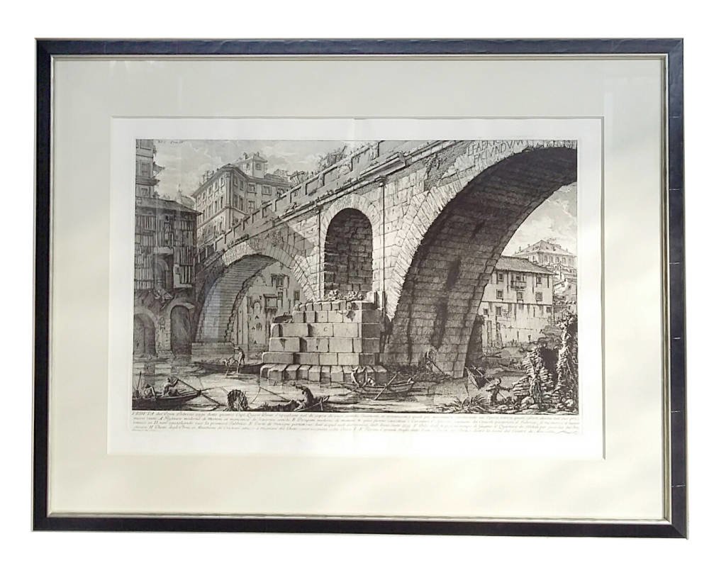 Giovanni Battista Piranesi etchings framed