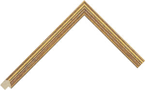 Gold Wooden Picture Frame Moulding Lengths