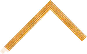 217170005 Gold LJC Solare Moulding  Chevron