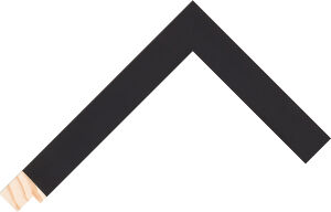 232170171 Black LJC Black & White Moulding  Chevron