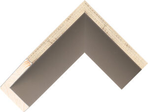 355906 Gold LJS Metalia Float Moulding  Chevron