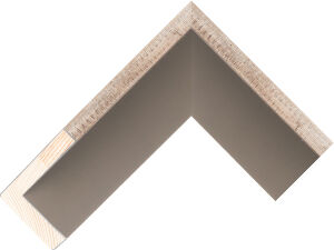 355907 White LJS Metalia Float Moulding  Chevron