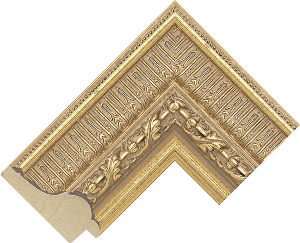 641246000 Gold LJE Moulding Chevron