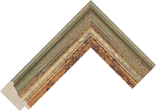 Corner sample of Green Spoon Ayous Frame Moulding