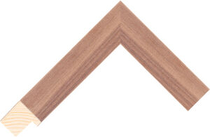 981113384 Sanded Walnut LJC Naturale Moulding  Chevron