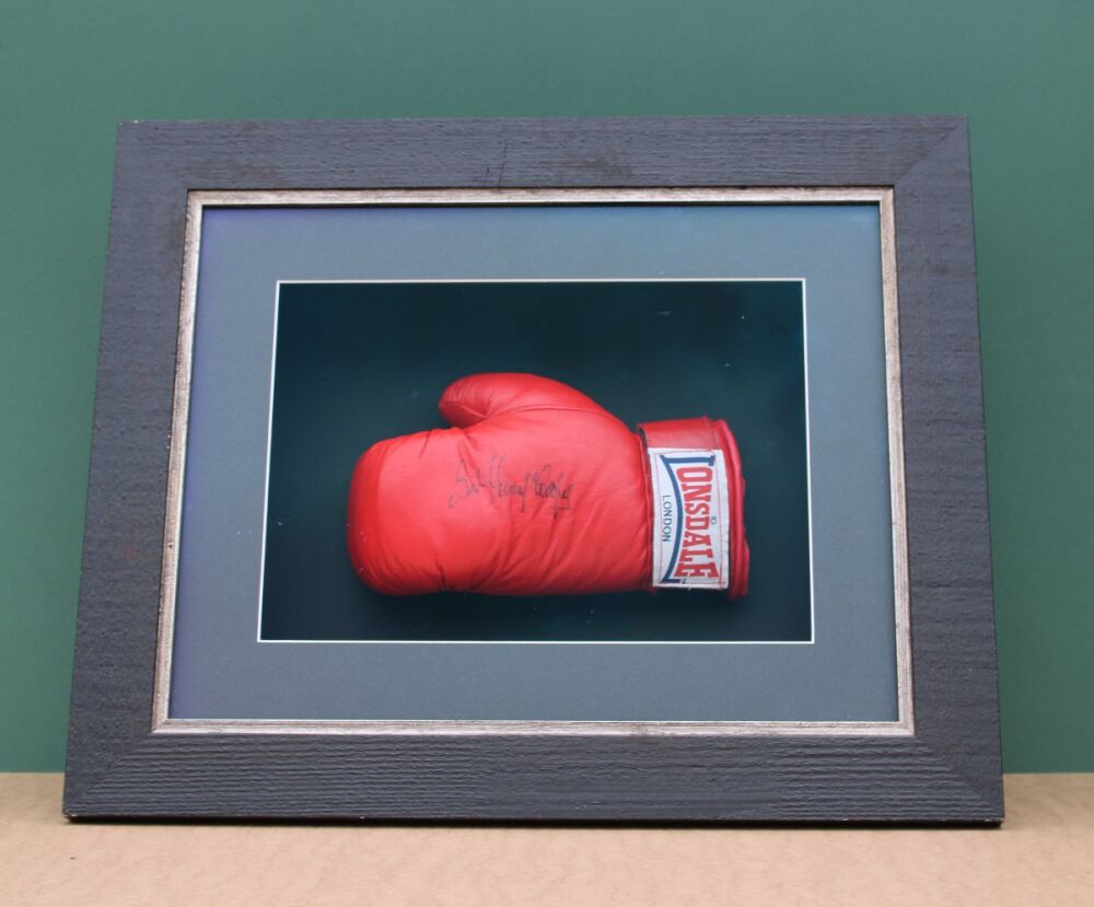Boxing Glove Autographed by Sir Henry Cooper