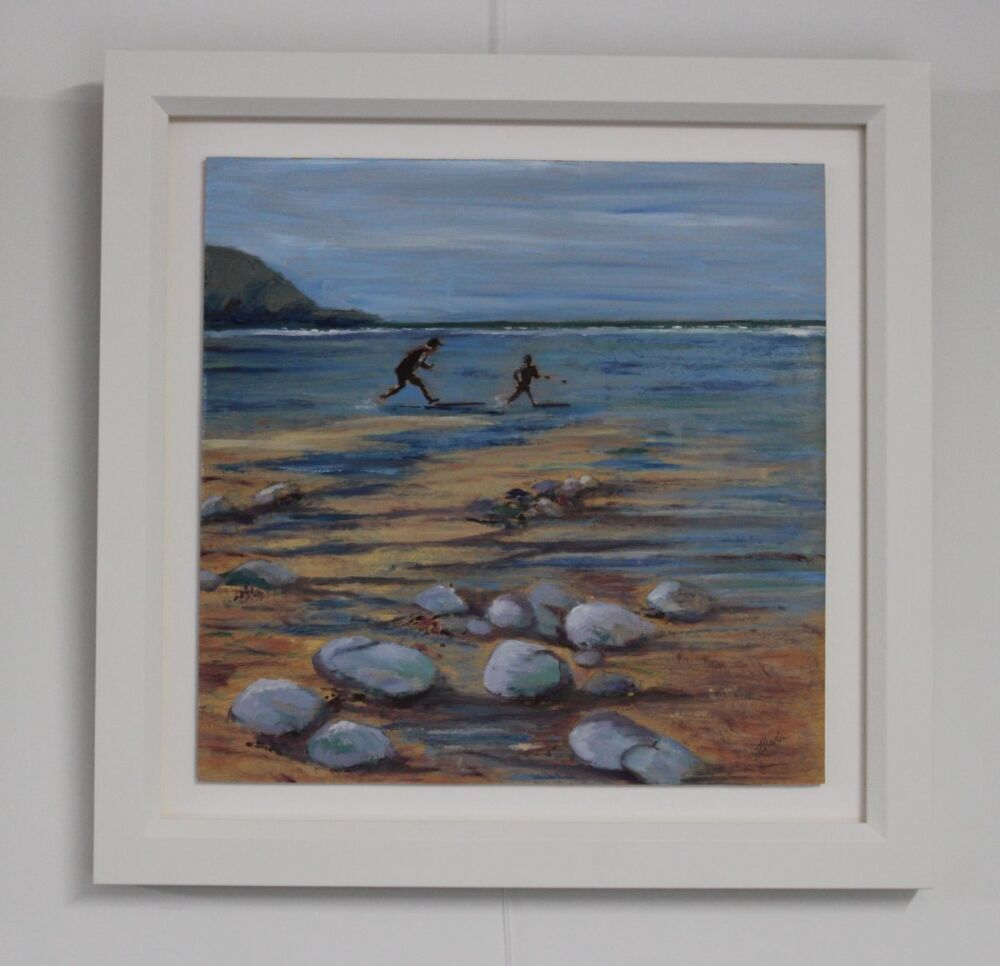 Oil Painting of Dorset Coast