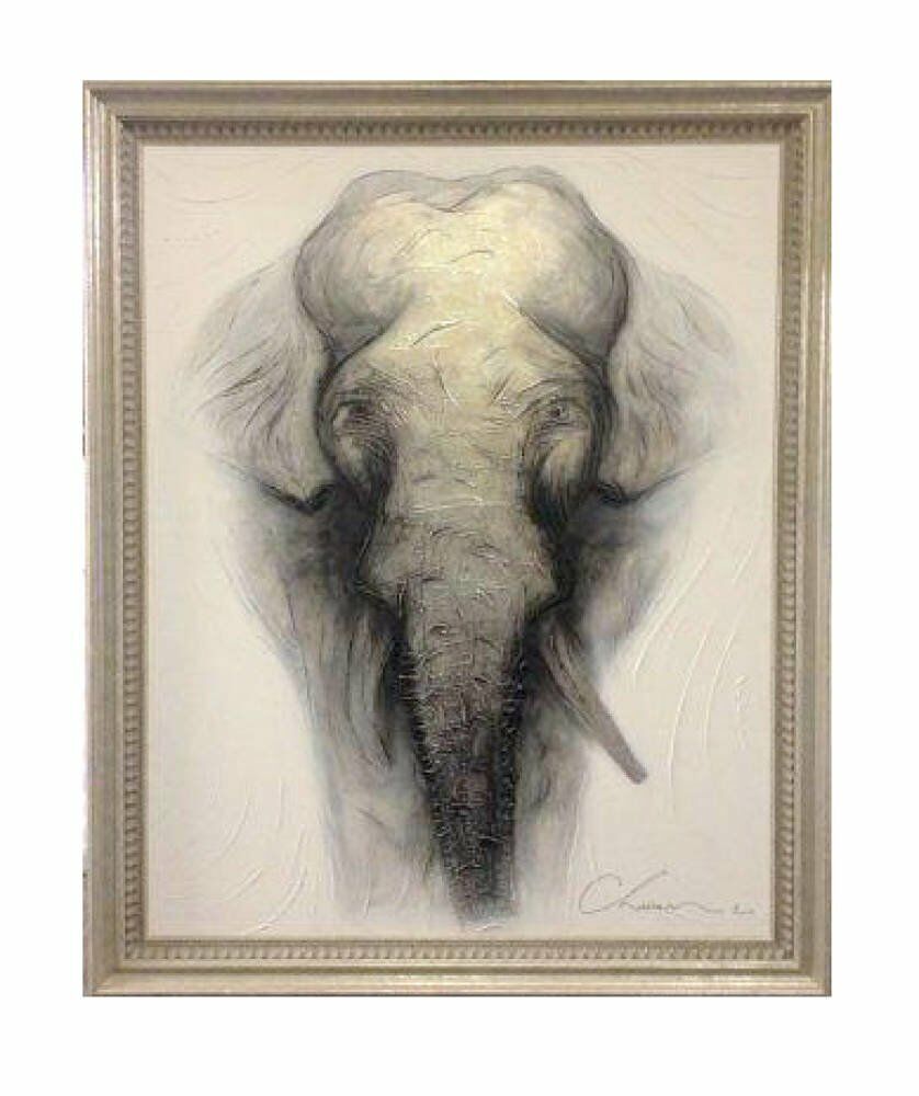 Oil Painting of Elephant