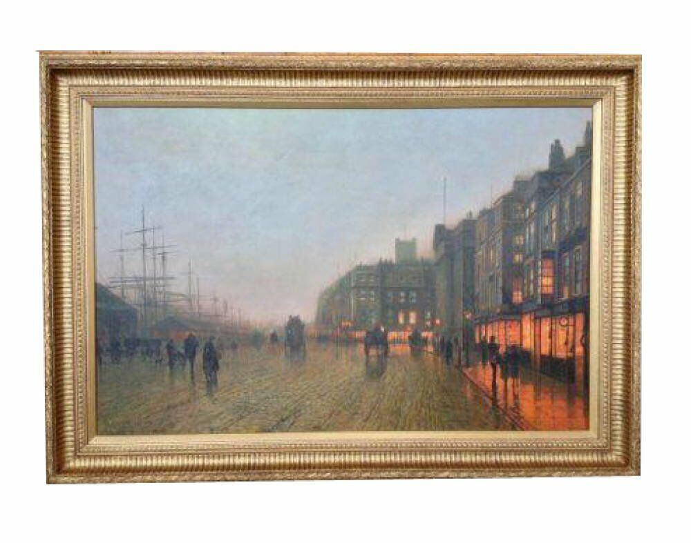 Reproduction of John Atkinson Grimshaw Oil Painting