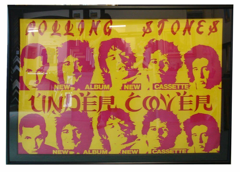 Large Frame for Original Rolling Stones Gig Poster
