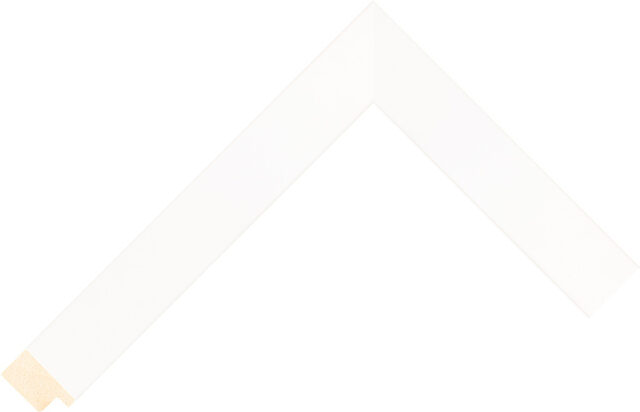 526025127 - White - 25mm wide picture frame chevron