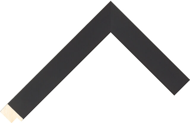 526025167 - Black - 25mm wide picture frame chevron