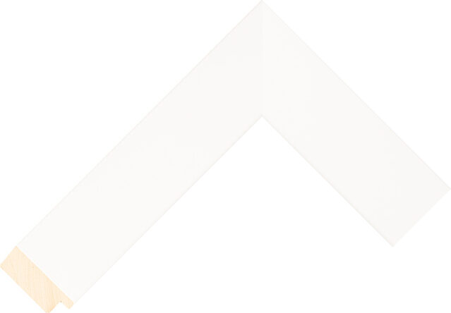 526040127 - White - 40mm wide picture frame chevron