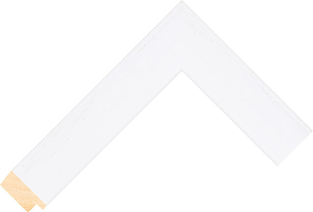 526127035 - White - 35mm wide picture frame chevron