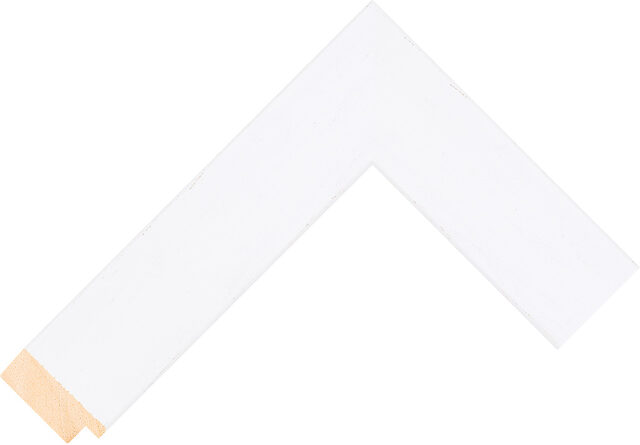 526127040 - White - 40mm wide picture frame chevron