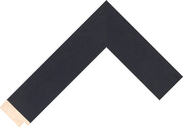 526167040 - Black - 40mm wide picture frame chevron